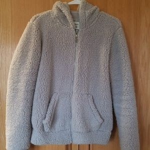SOLD Forever 21 Fluffy Soft Fuzzy Gray Coat
